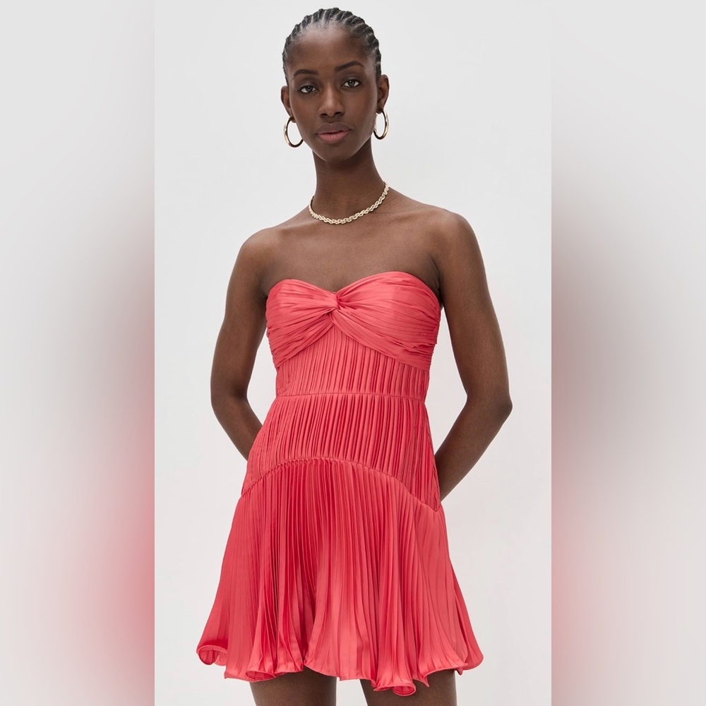 Amur Catrina Mini Pleated Dress